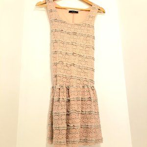 Country DULCIE Mini Dress Comfy Crochet Lined